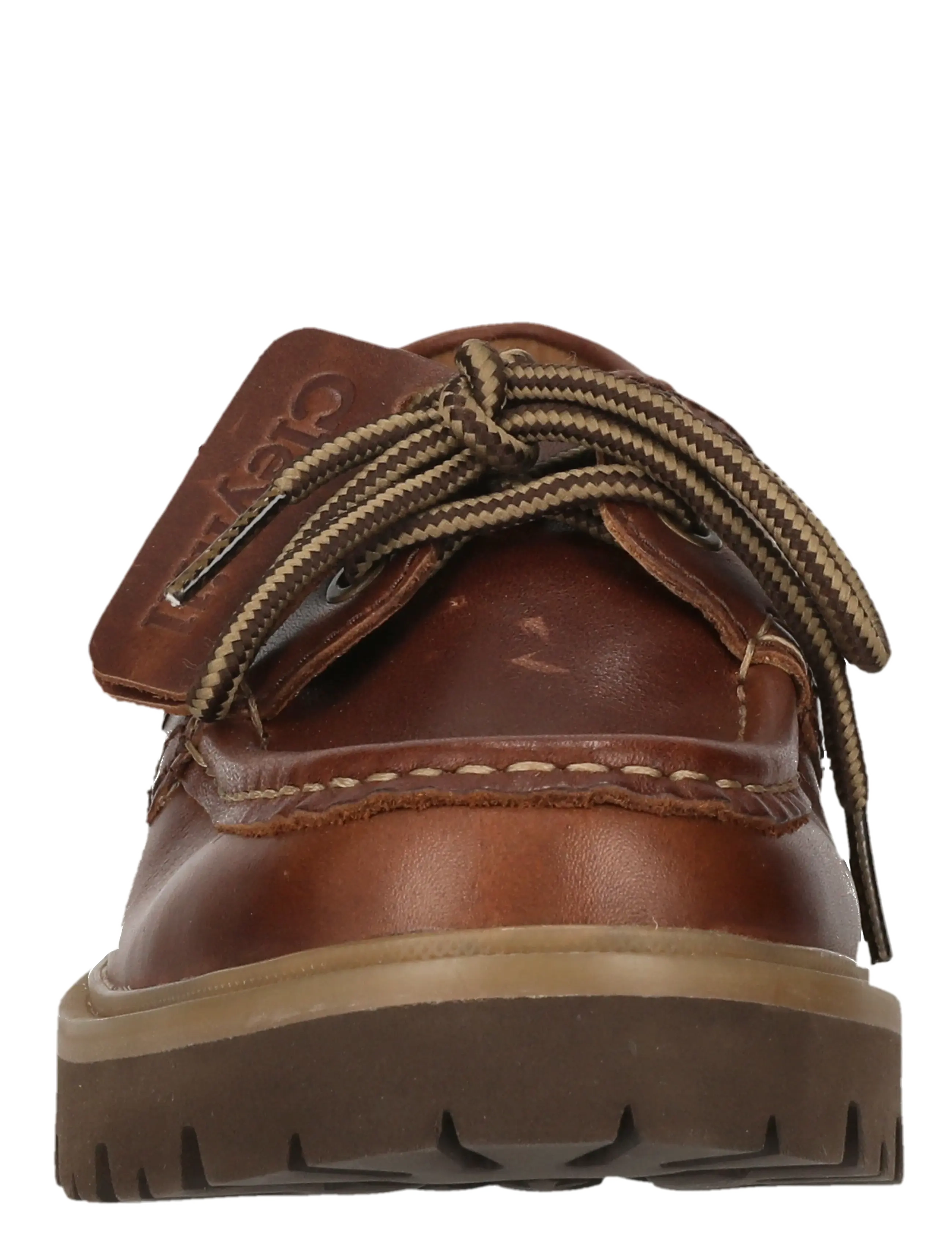 Clarks - Cleyhill Boat. D - dark brown lea - 3
