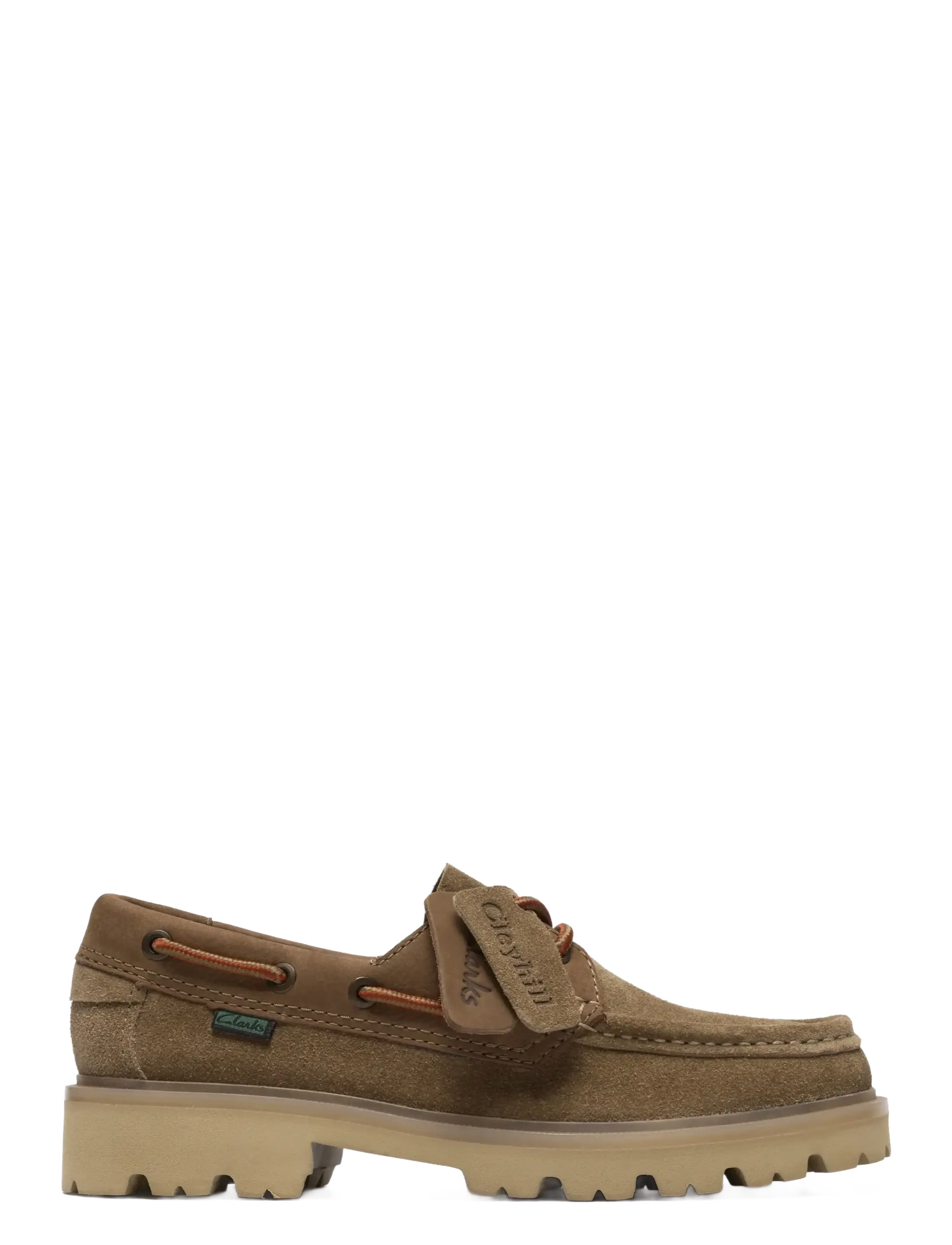 Clarks Cleyhill Boat. D - Clarks - DARK SAND COMBI / brown