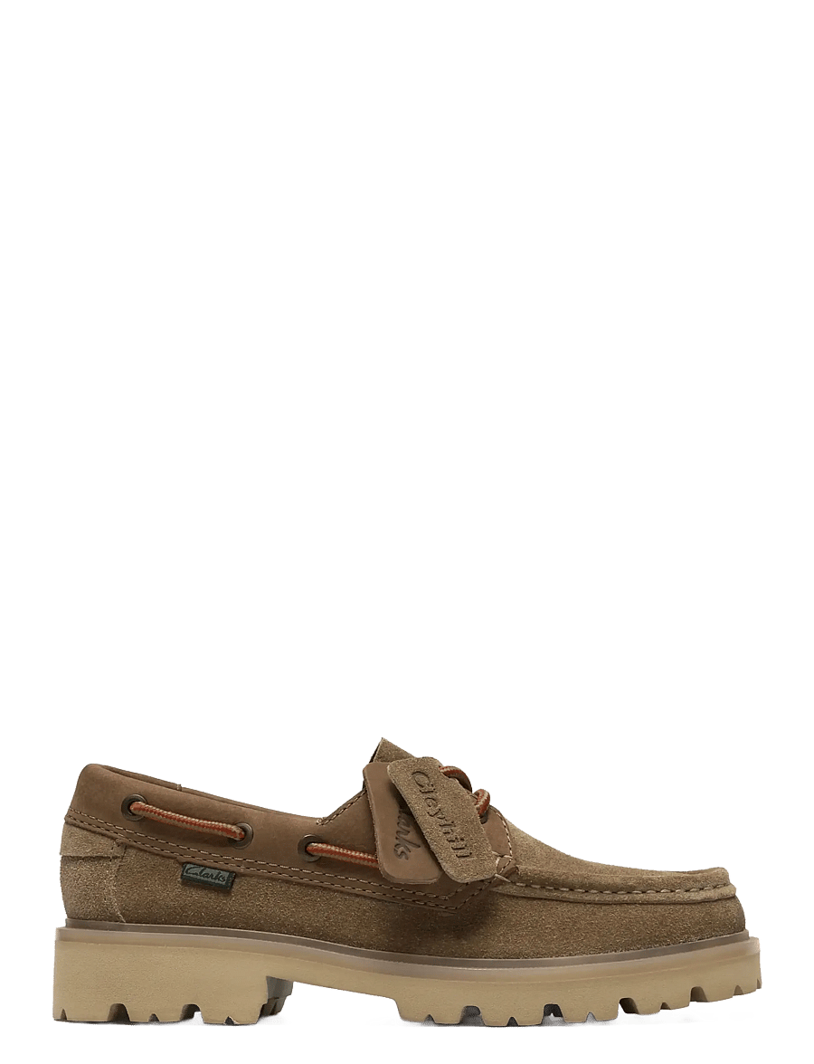 Clarks - Cleyhill Boat. D - purjekingad - dark sand combi - 0