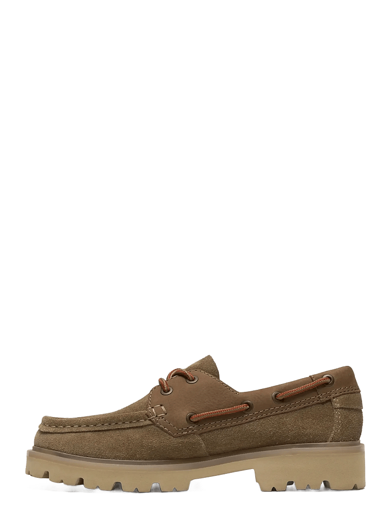 Clarks - Cleyhill Boat. D - seglarskor - dark sand combi - 2