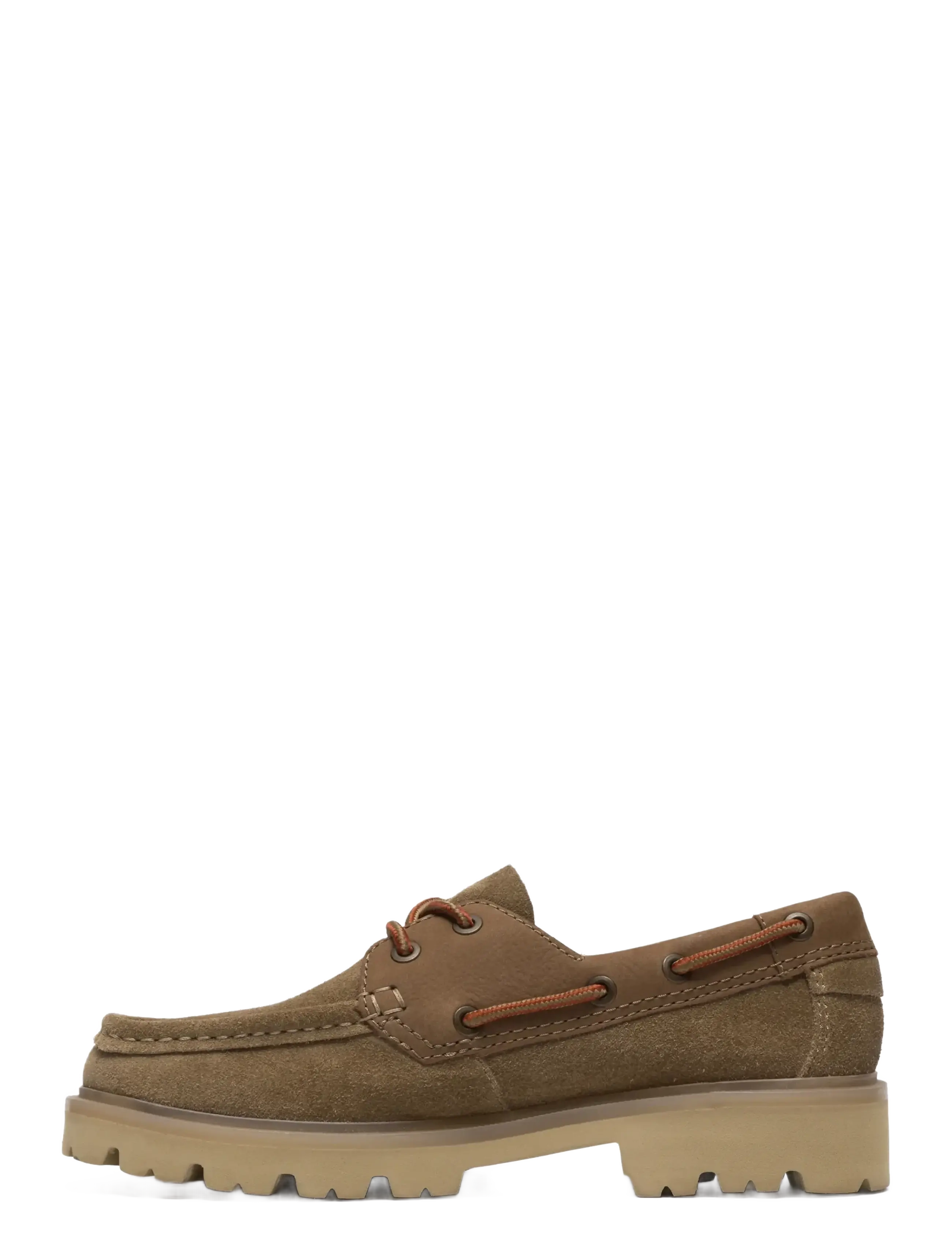 Clarks - Cleyhill Boat. D - dark sand combi - 2