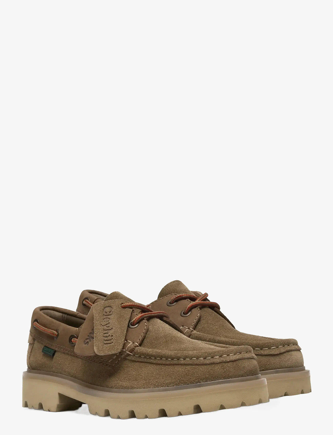 Clarks - Cleyhill Boat. D - seglarskor - dark sand combi - 4