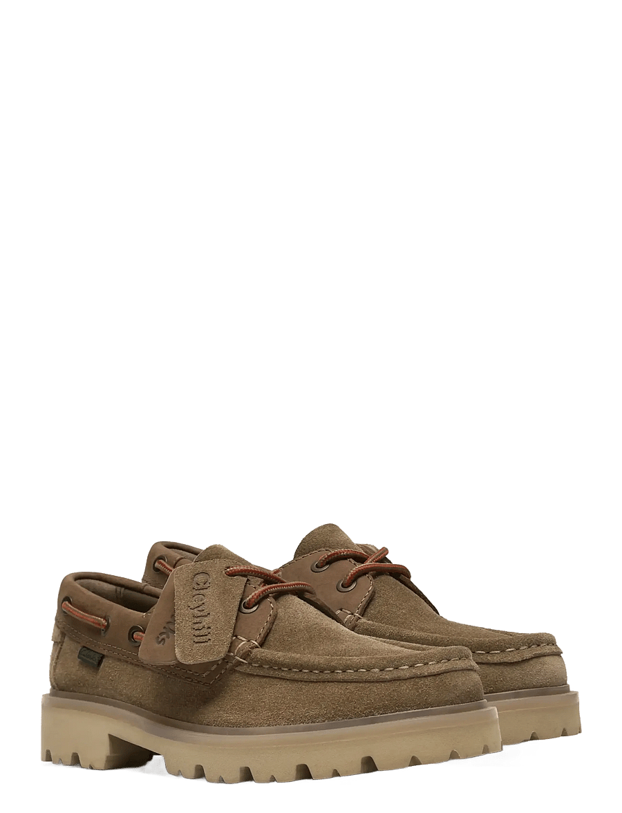 Clarks - Cleyhill Boat. D - purjekingad - dark sand combi - 4