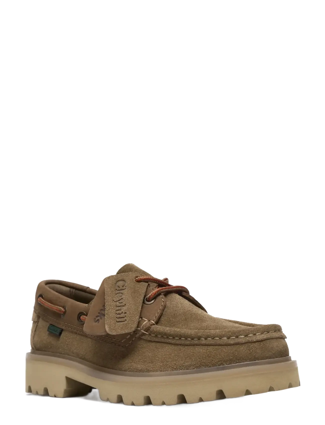Clarks - Cleyhill Boat. D - dark sand combi - 5