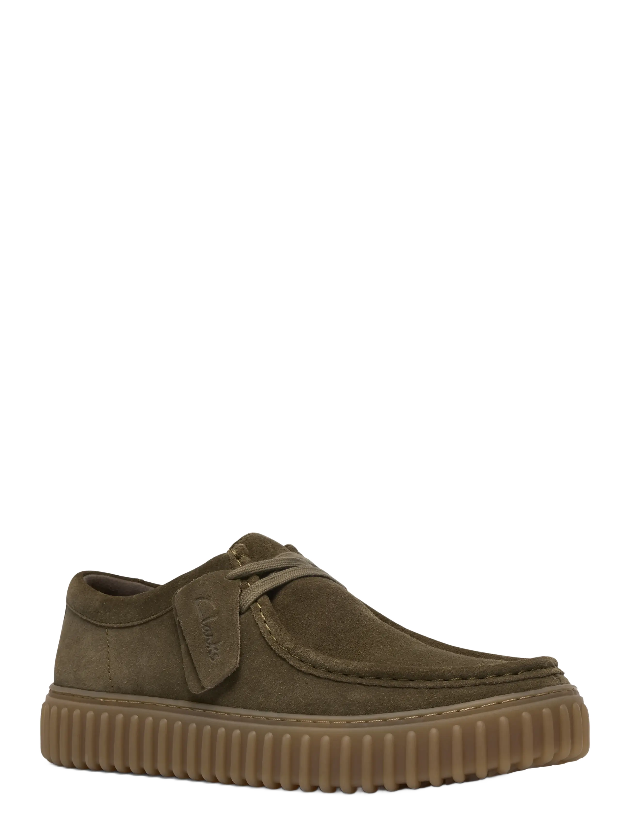 Clarks - Torhill Lo G - olive suede - 2