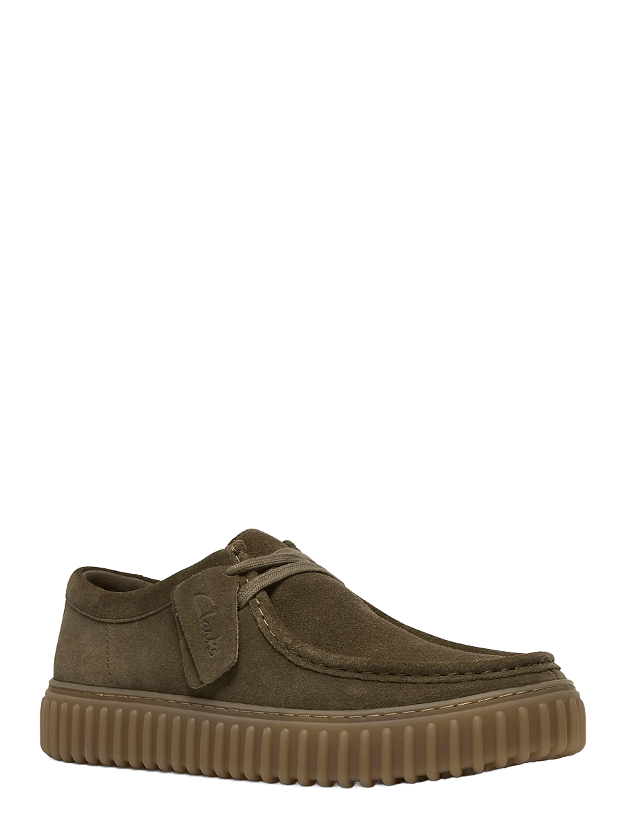 Clarks - Torhill Lo G - olive suede - 2