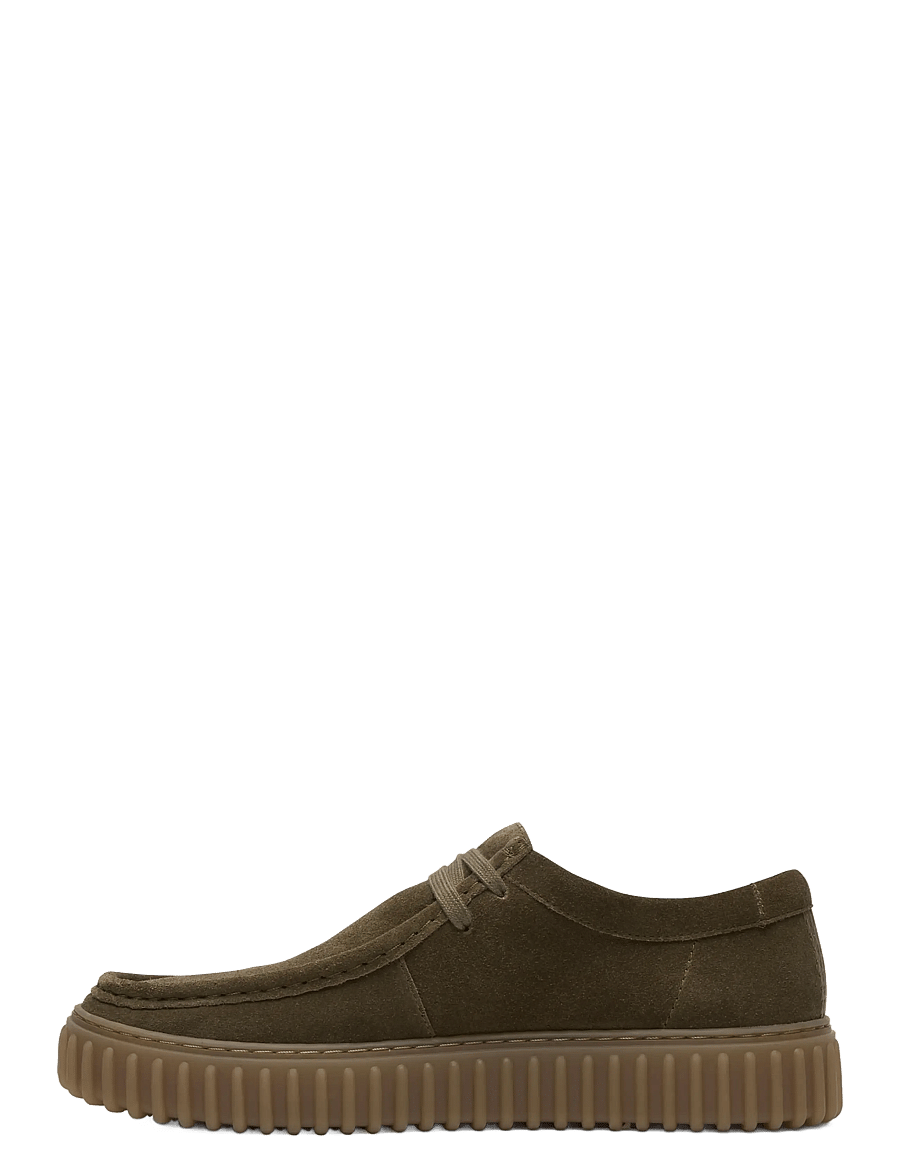 Clarks - Torhill Lo G - olive suede - 3