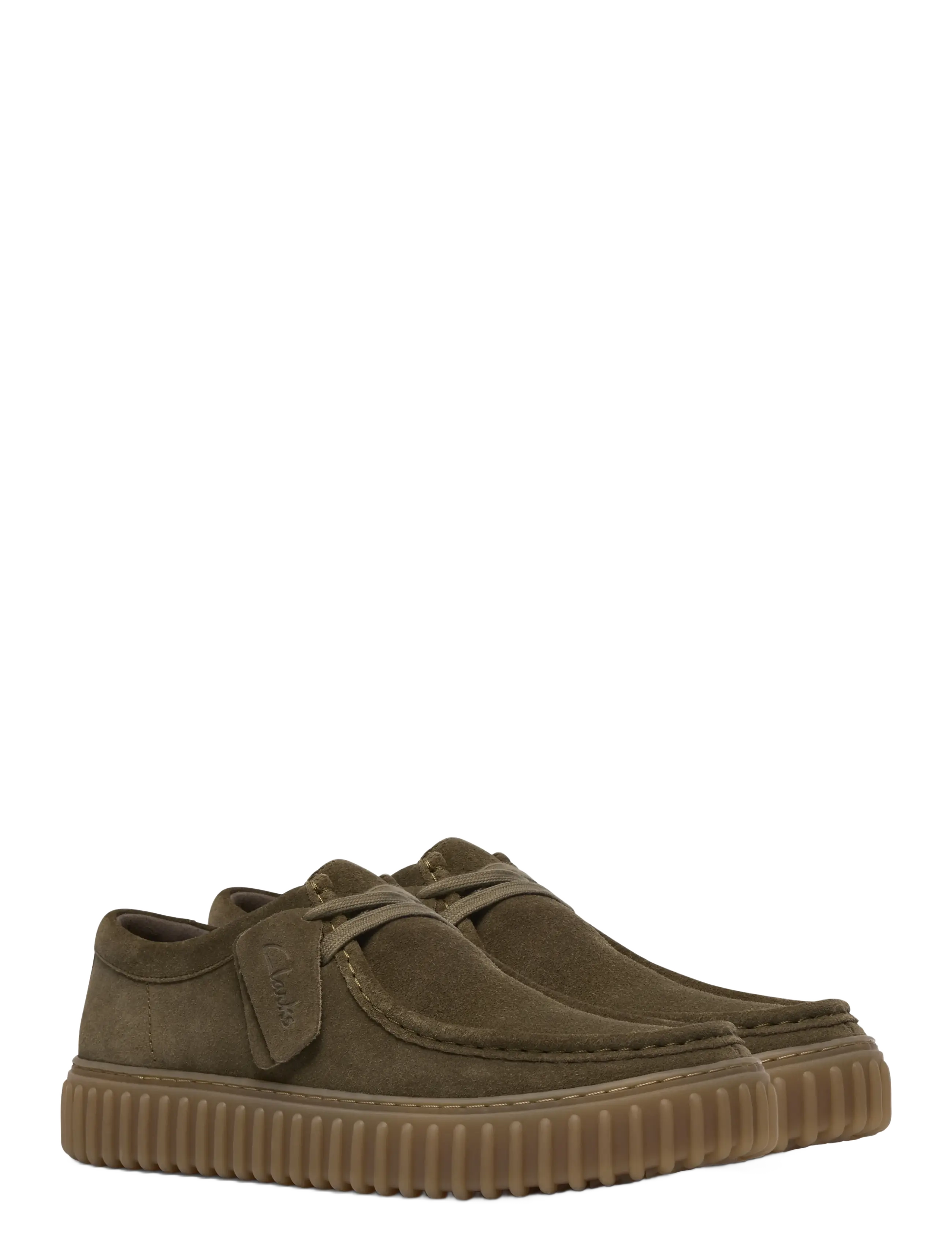 Clarks - Torhill Lo G - olive suede - 5