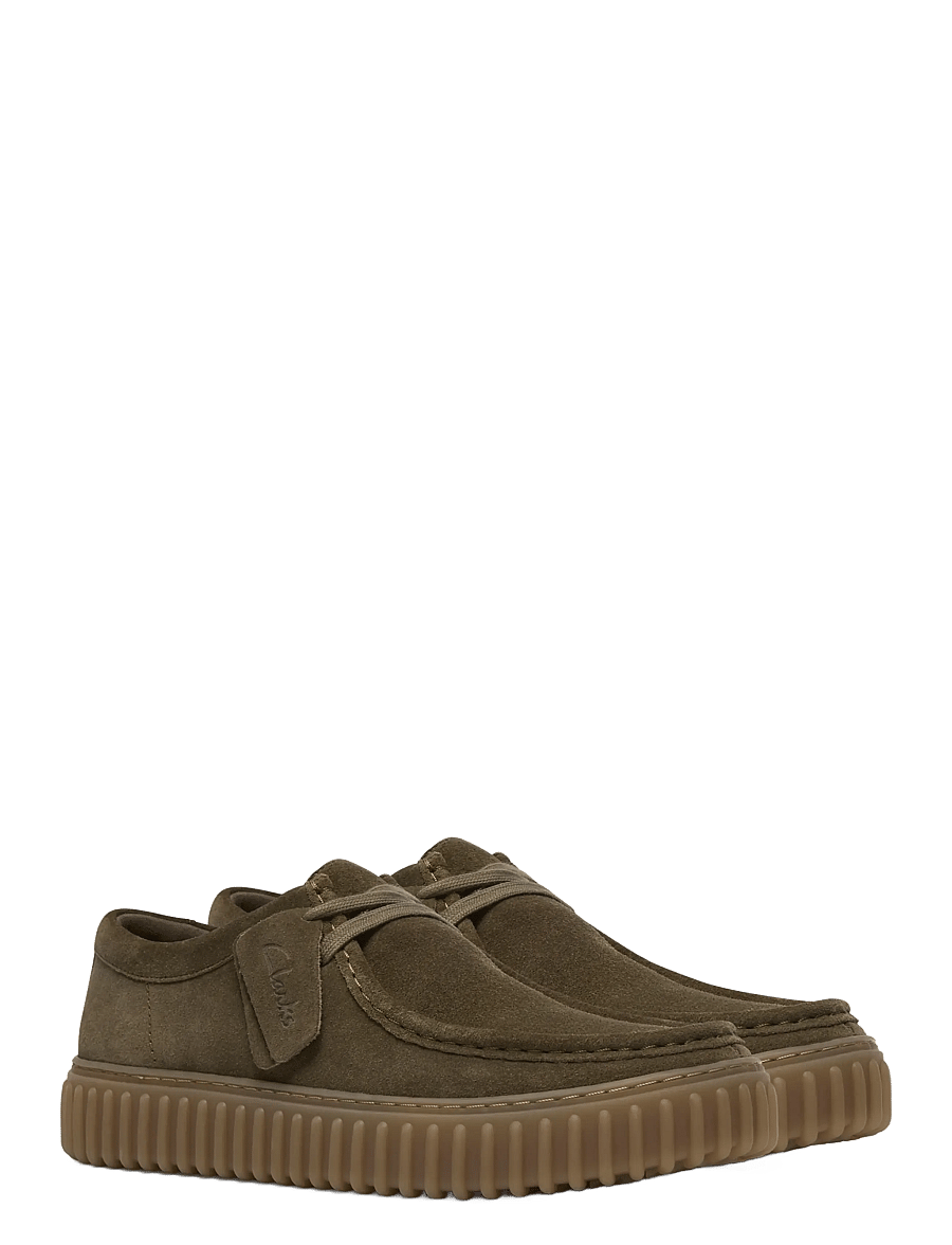 Clarks - Torhill Lo G - olive suede - 5