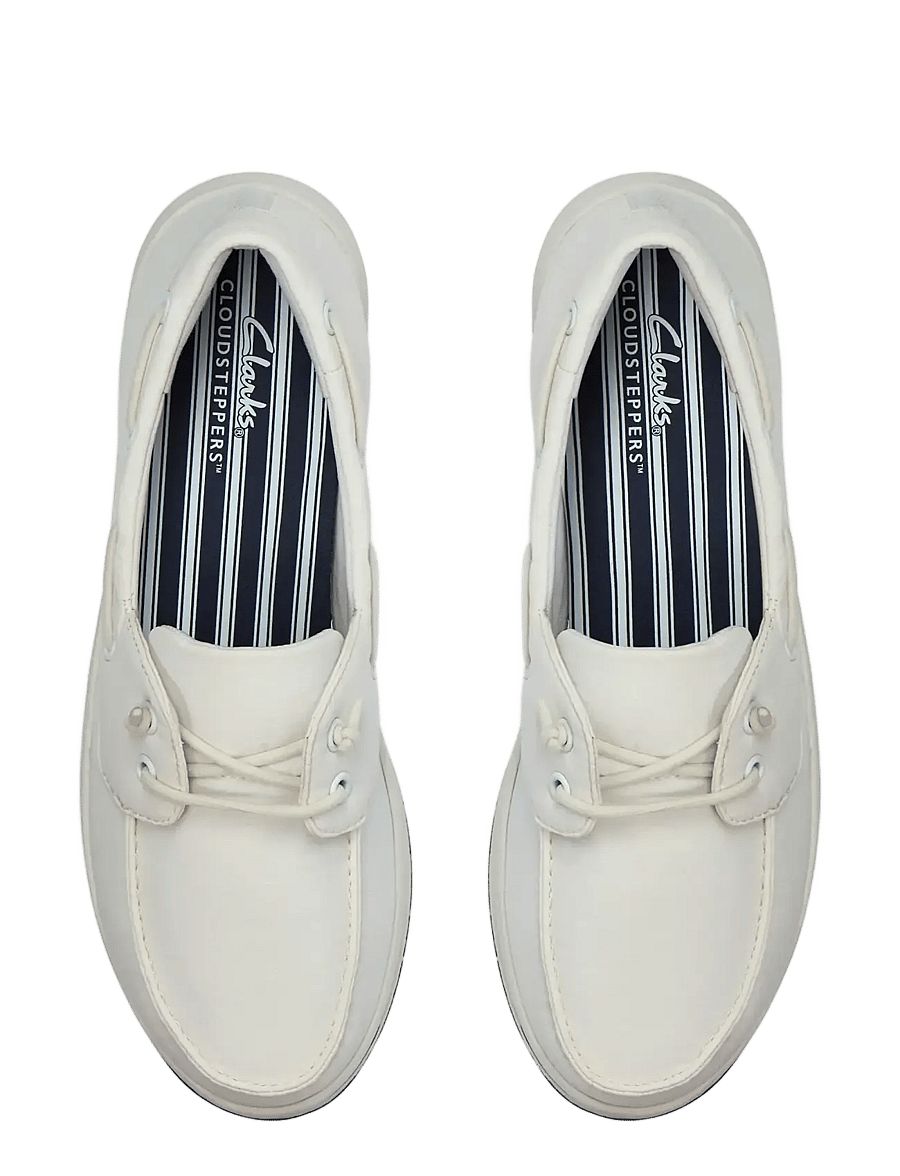 Clarks - Brinkley Edge D - purjekingad - white - 4