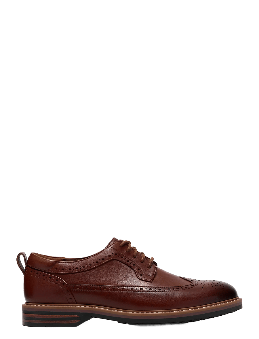 Clarks - Aldwin2 Limit G - brogues - dark tan lea - 0