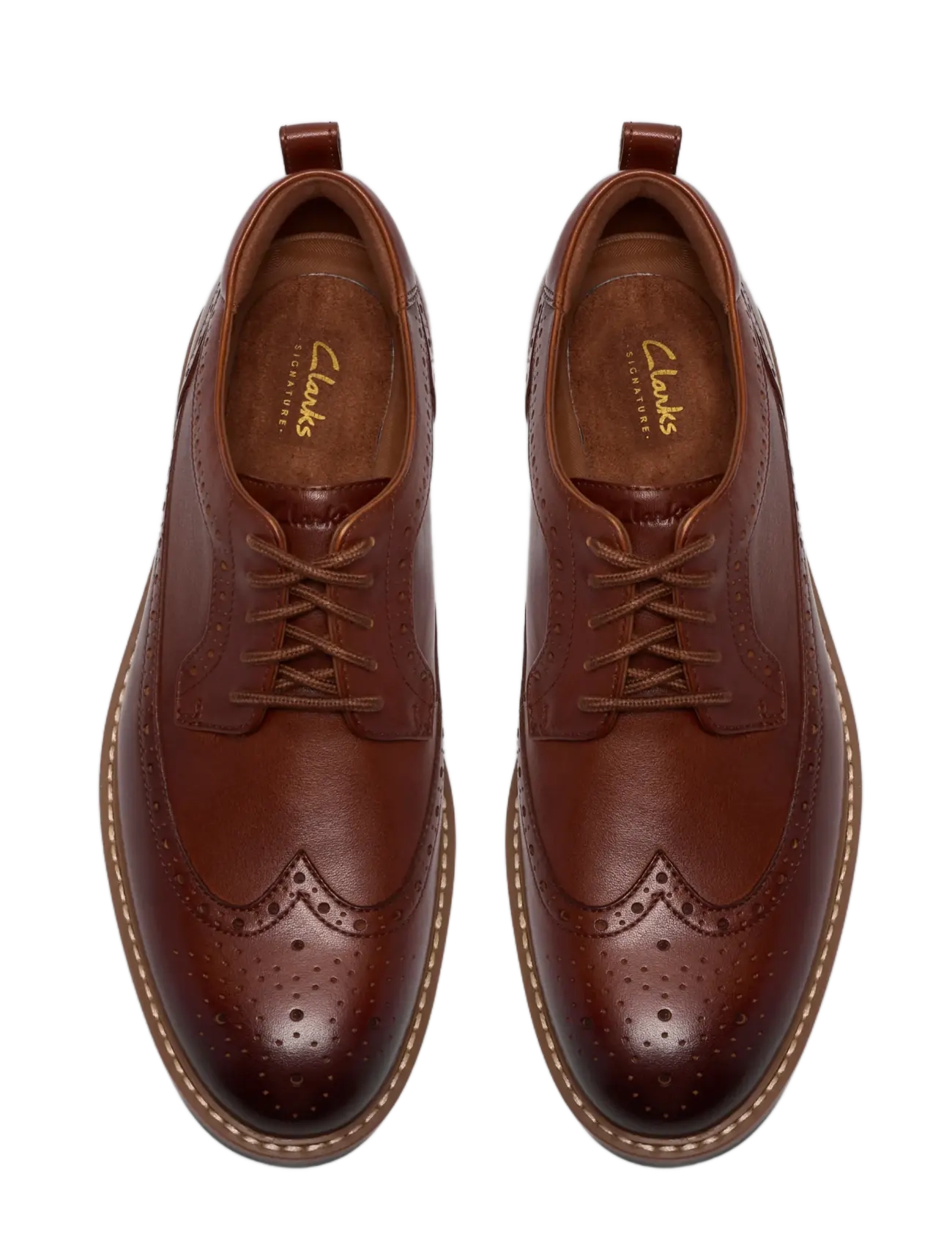 Clarks - Aldwin2 Limit G - brogues - dark tan lea - 5