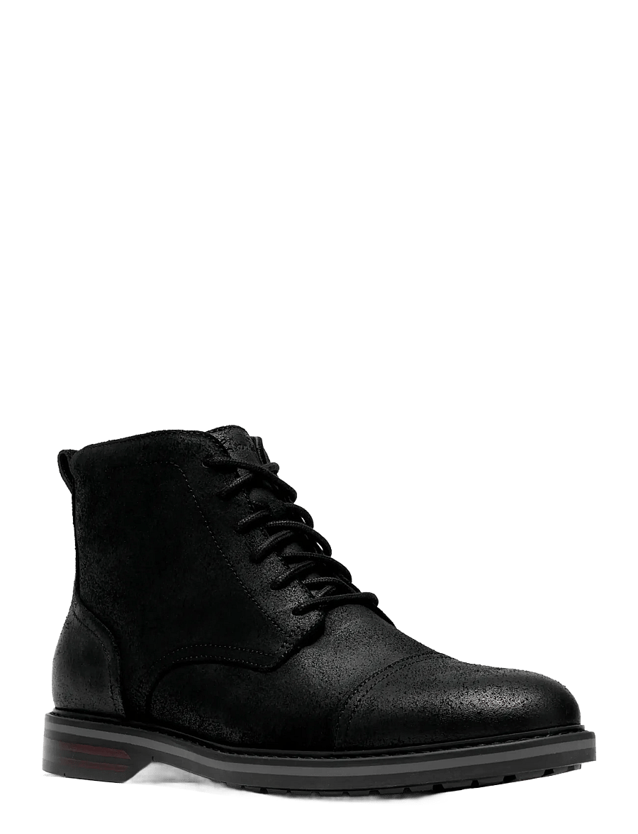 Clarks - Aldwin2 Cap G - paeltega saapad - black sde - 4