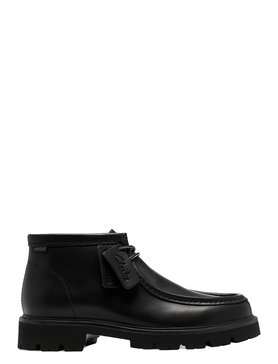 Clarks - Cleyhill Top G - paeltega saapad - black leather - 0
