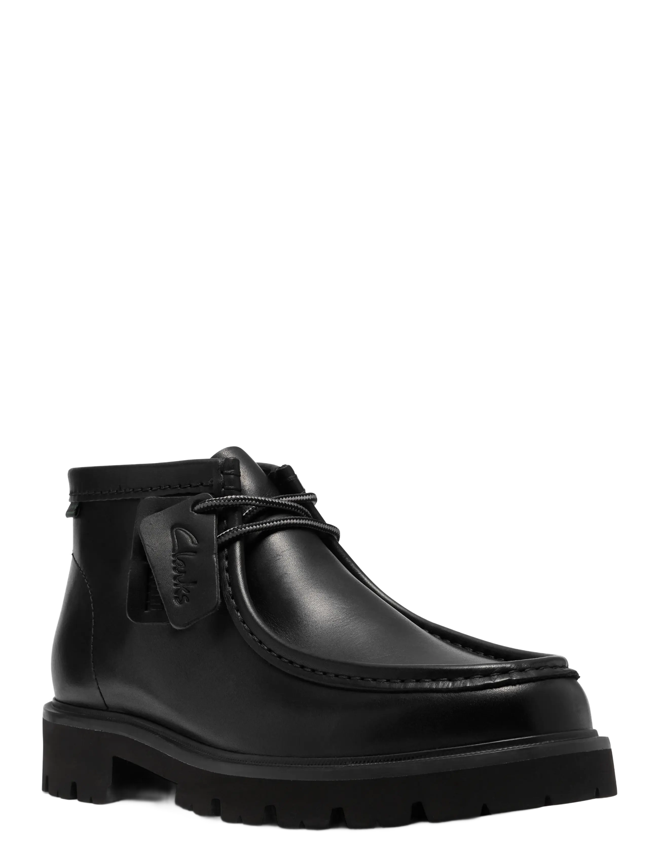 Clarks - Cleyhill Top G - paeltega saapad - black leather - 2