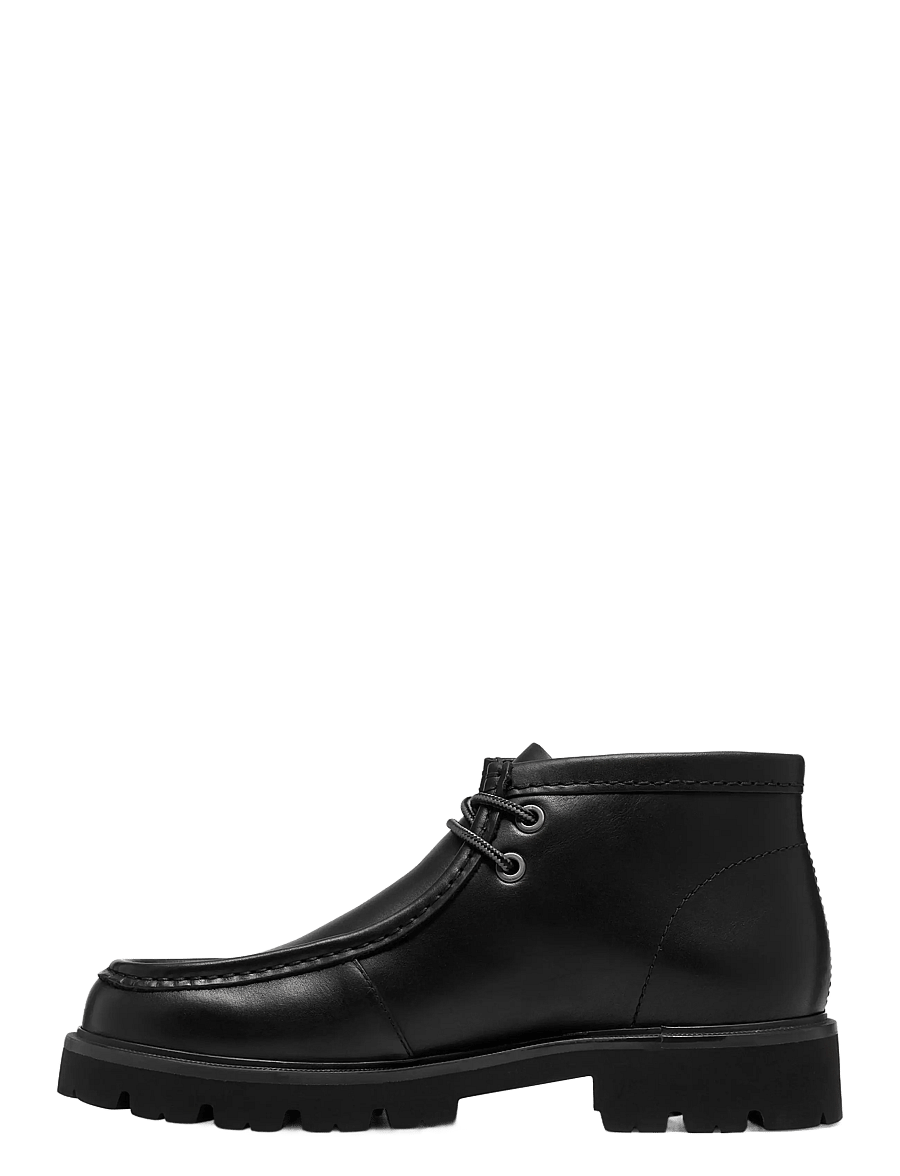 Clarks - Cleyhill Top G - paeltega saapad - black leather - 3