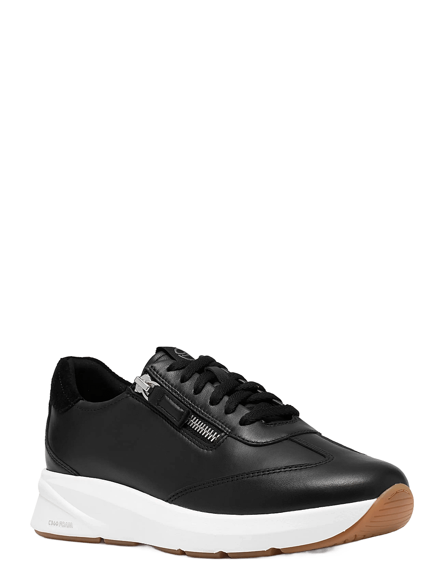 Clarks - Code R Run D - niedrige sneakers - black leather - 1