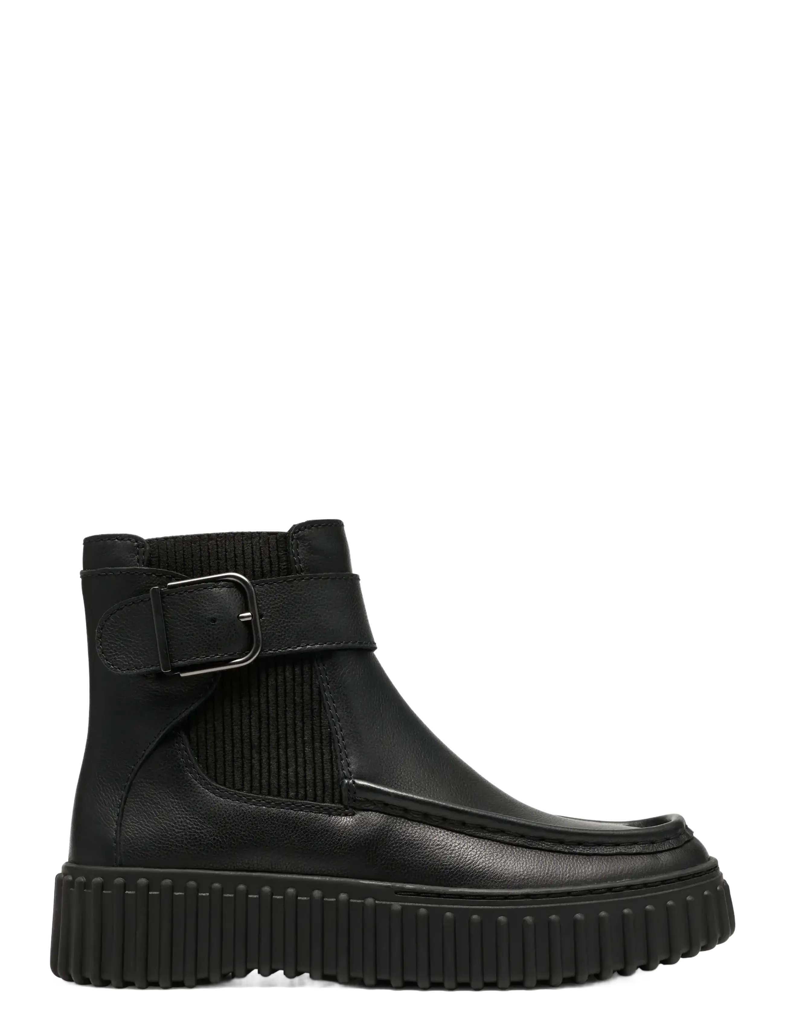 Clarks Torhill Buckle D - Stiefel - BLACK TUMBLED / black