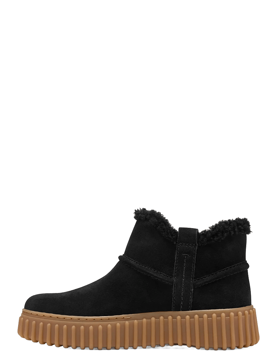 Clarks - Torhill Warm D - winterschuhe - black wlined sde - 3