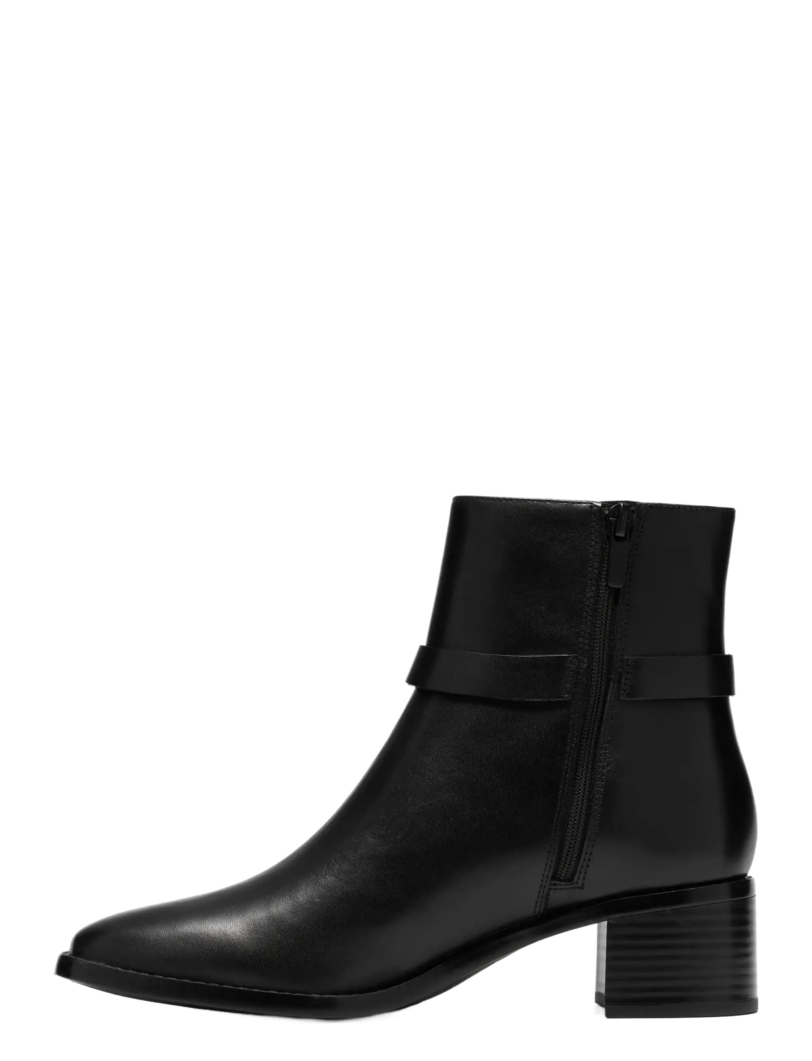 Clarks - Wrenn Buckle D - stiefeletten mit absatz - black leather - 3
