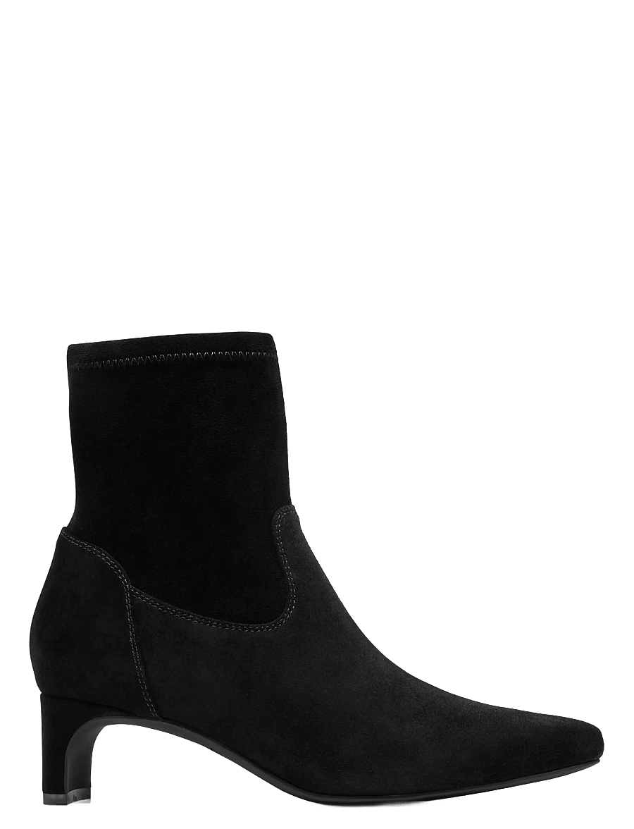 Clarks - Edina Stretch D - kontsaga poolsaapad - black sde - 0