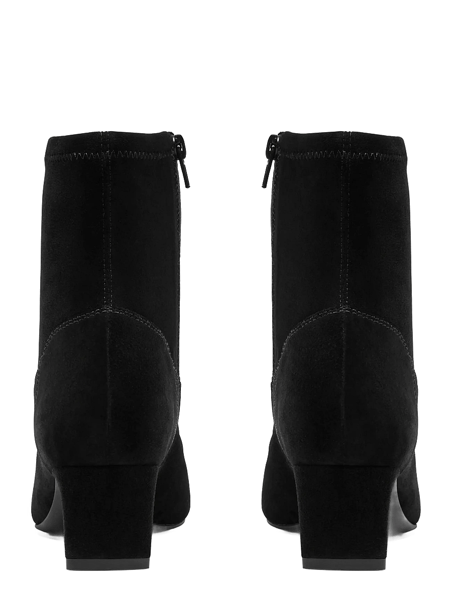 Clarks - Edina Stretch D - kontsaga poolsaapad - black sde - 1