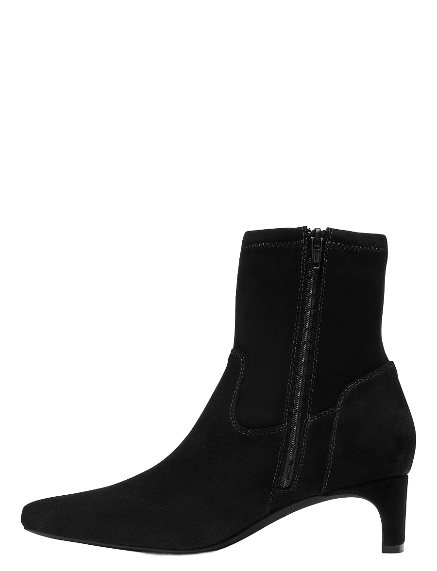 Clarks - Edina Stretch D - kontsaga poolsaapad - black sde - 3