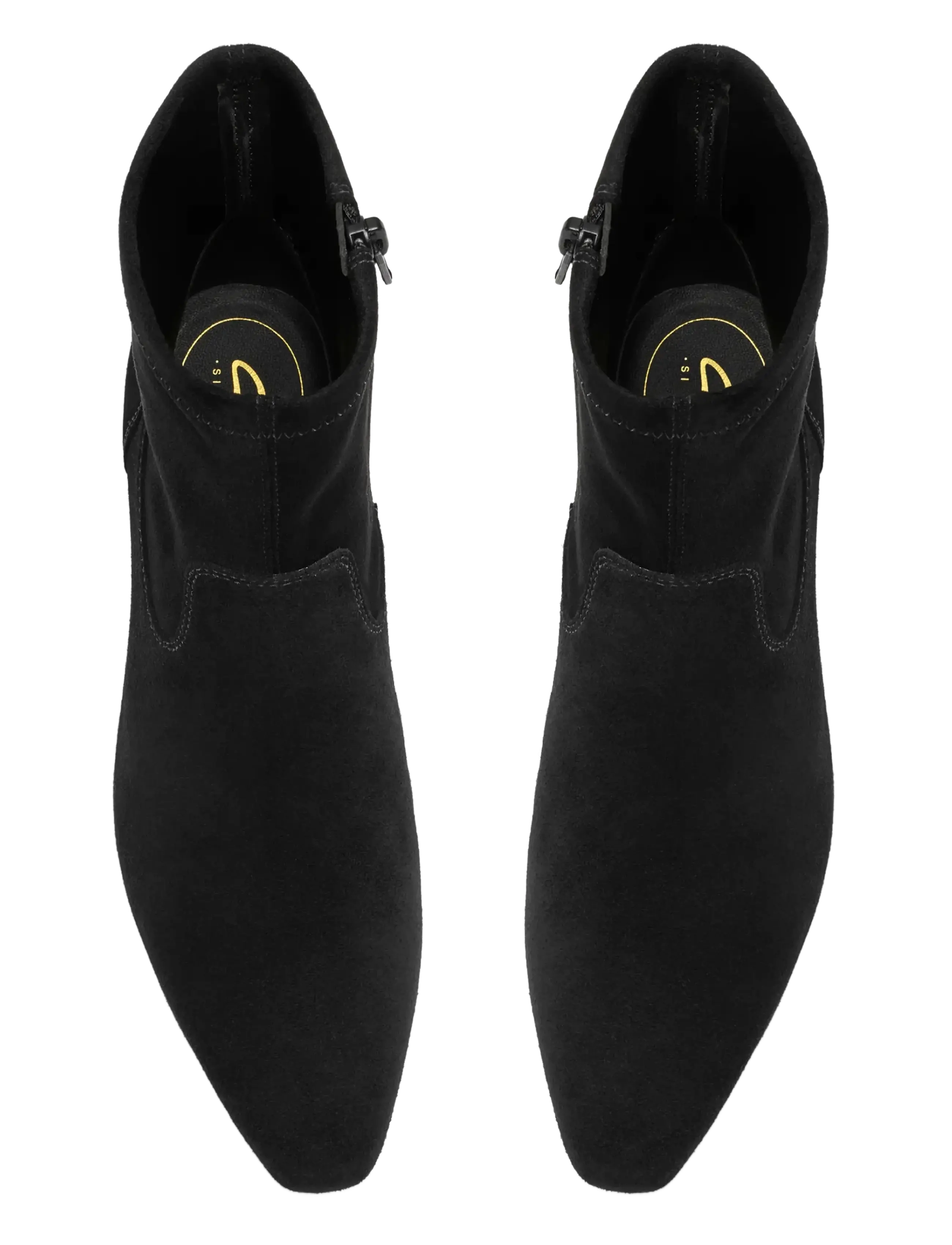 Clarks - Edina Stretch D - kontsaga poolsaapad - black sde - 4