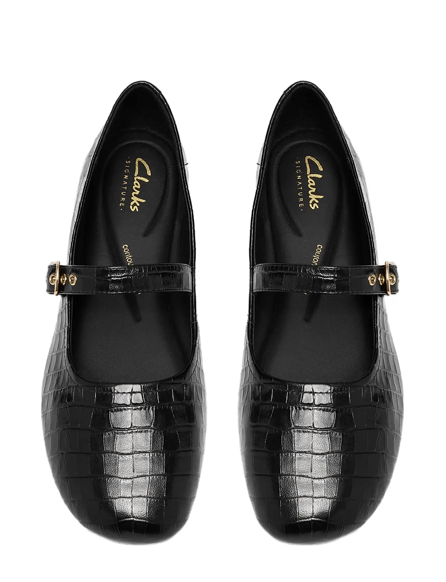 Clarks - Livia Jane D - moetrendid - black croc - 5