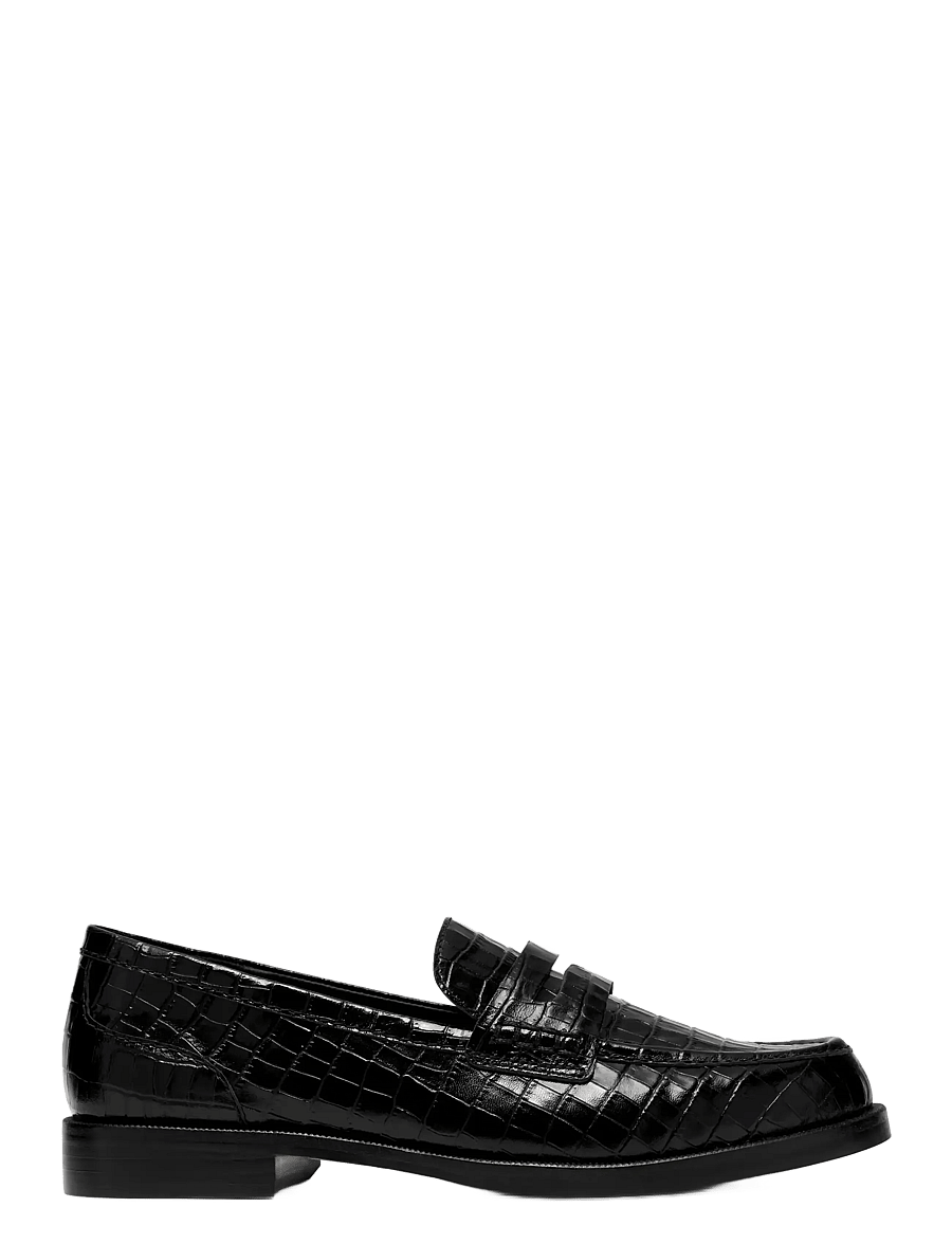 Clarks - Straven2 Penny D - fashion trends - black croc - 0