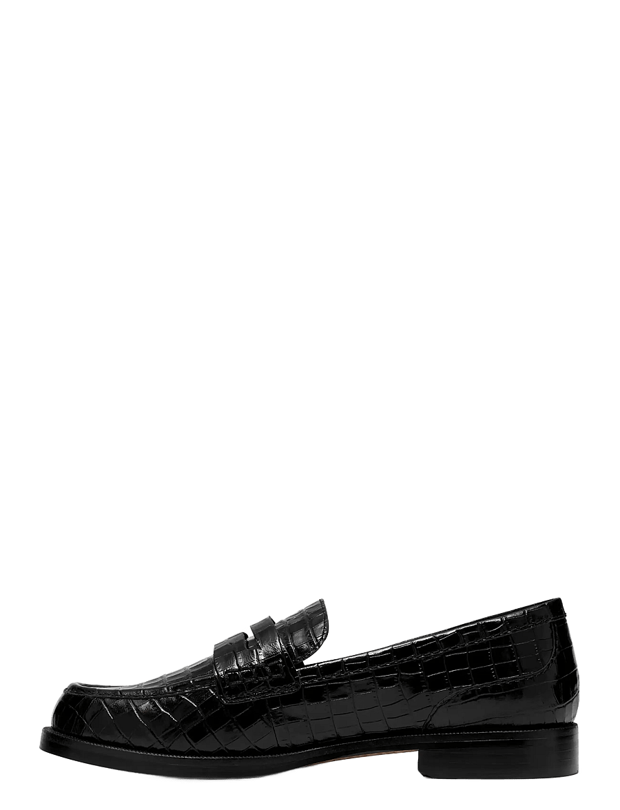 Clarks - Straven2 Penny D - fashion trends - black croc - 3