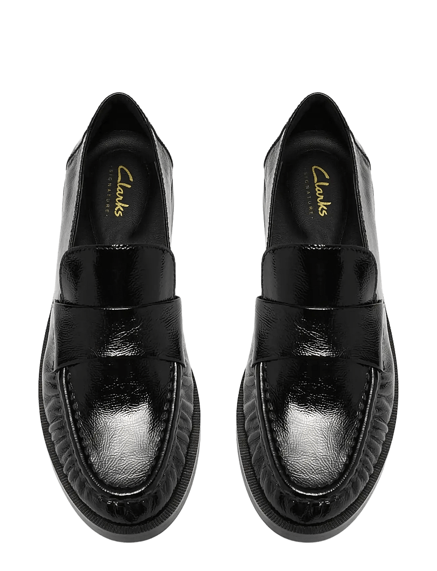 Clarks - Straven2 Step D - fashion trends - black pat - 5