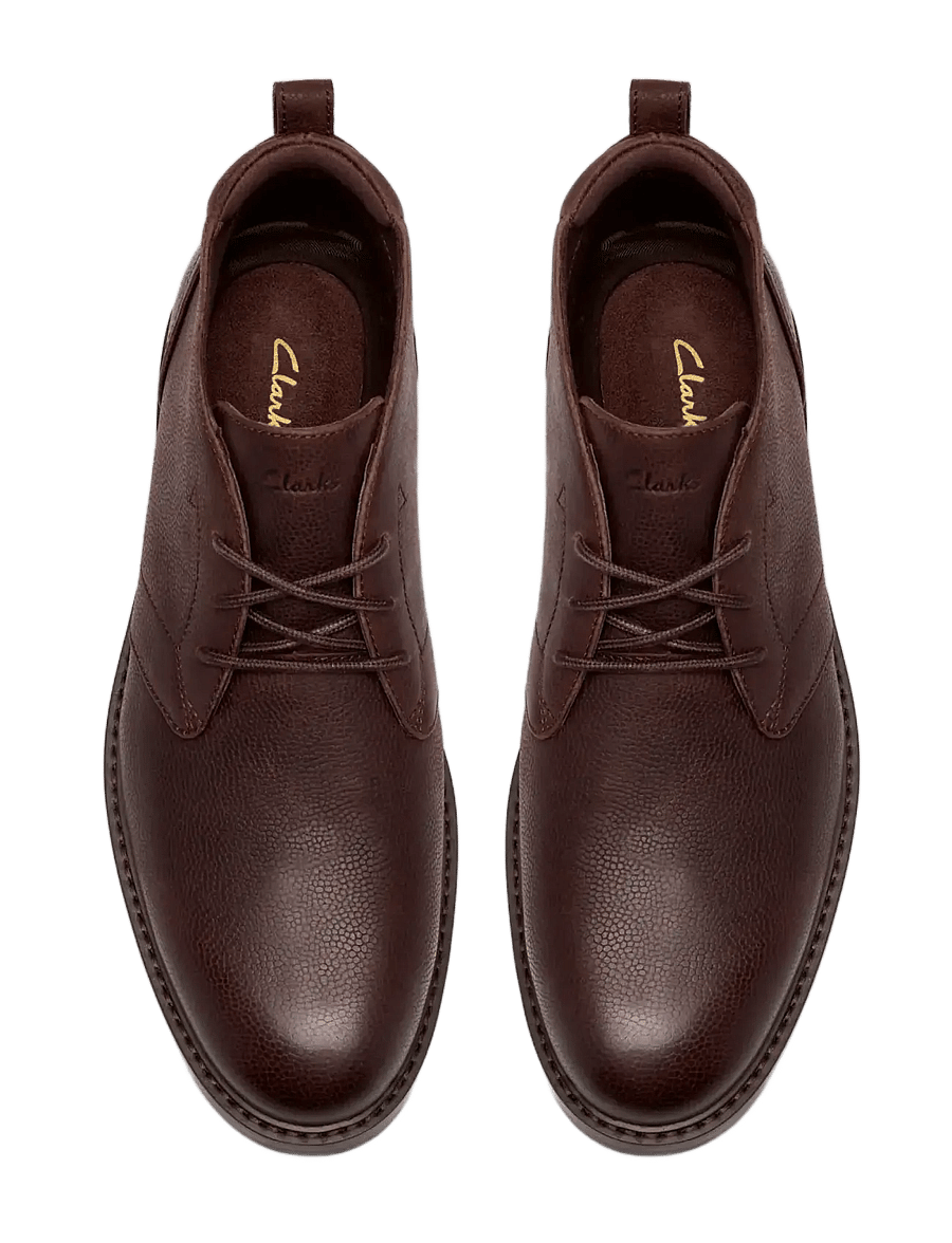 Clarks - Aldwin2 Chukka G - chukka boots - brown leather - 4