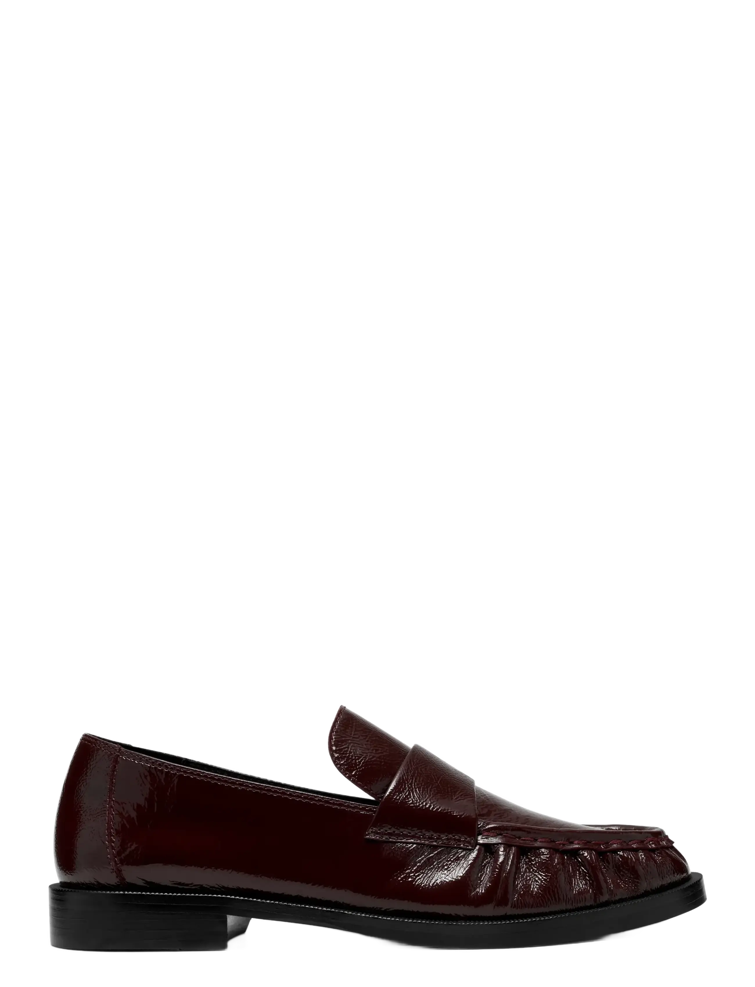 Clarks Straven2 Step D - Transitional Layering - BURGUNDY PATENT / burgundy