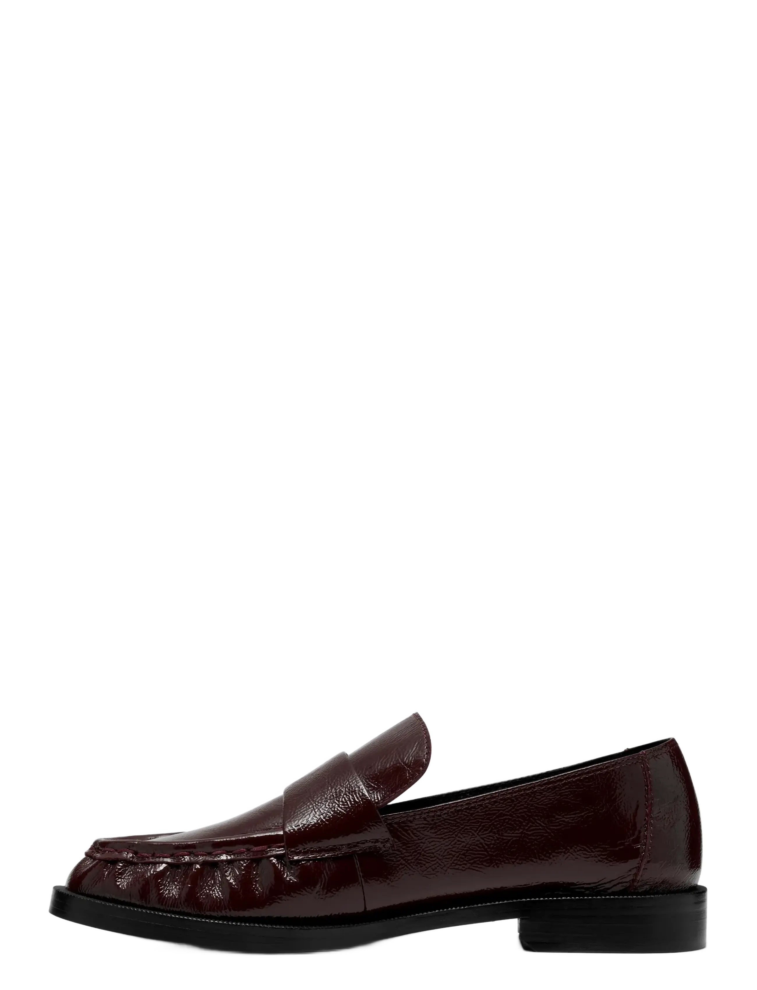 Clarks - Straven2 Step D - everyday style - burgundy patent - 3