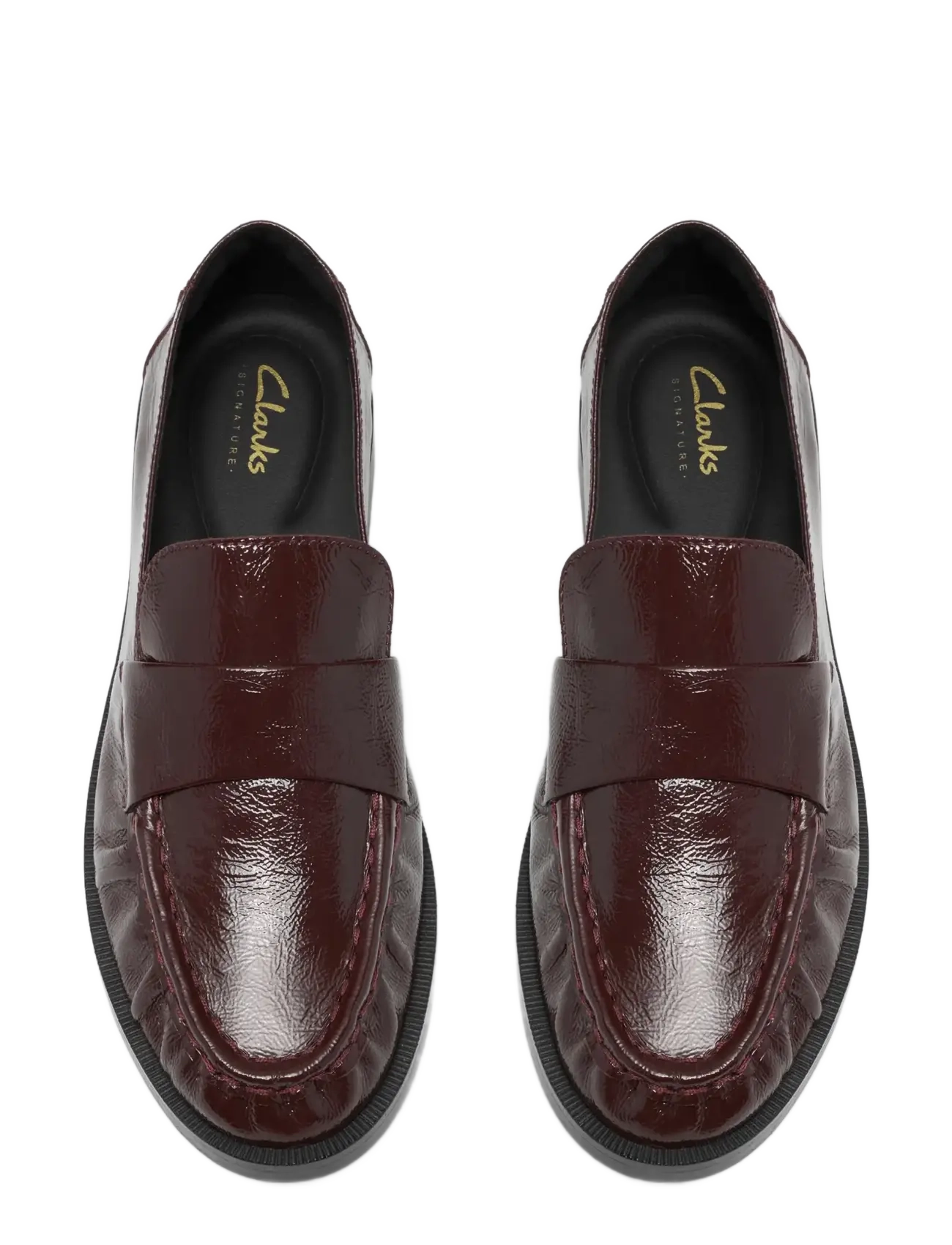 Clarks - Straven2 Step D - everyday style - burgundy patent - 5