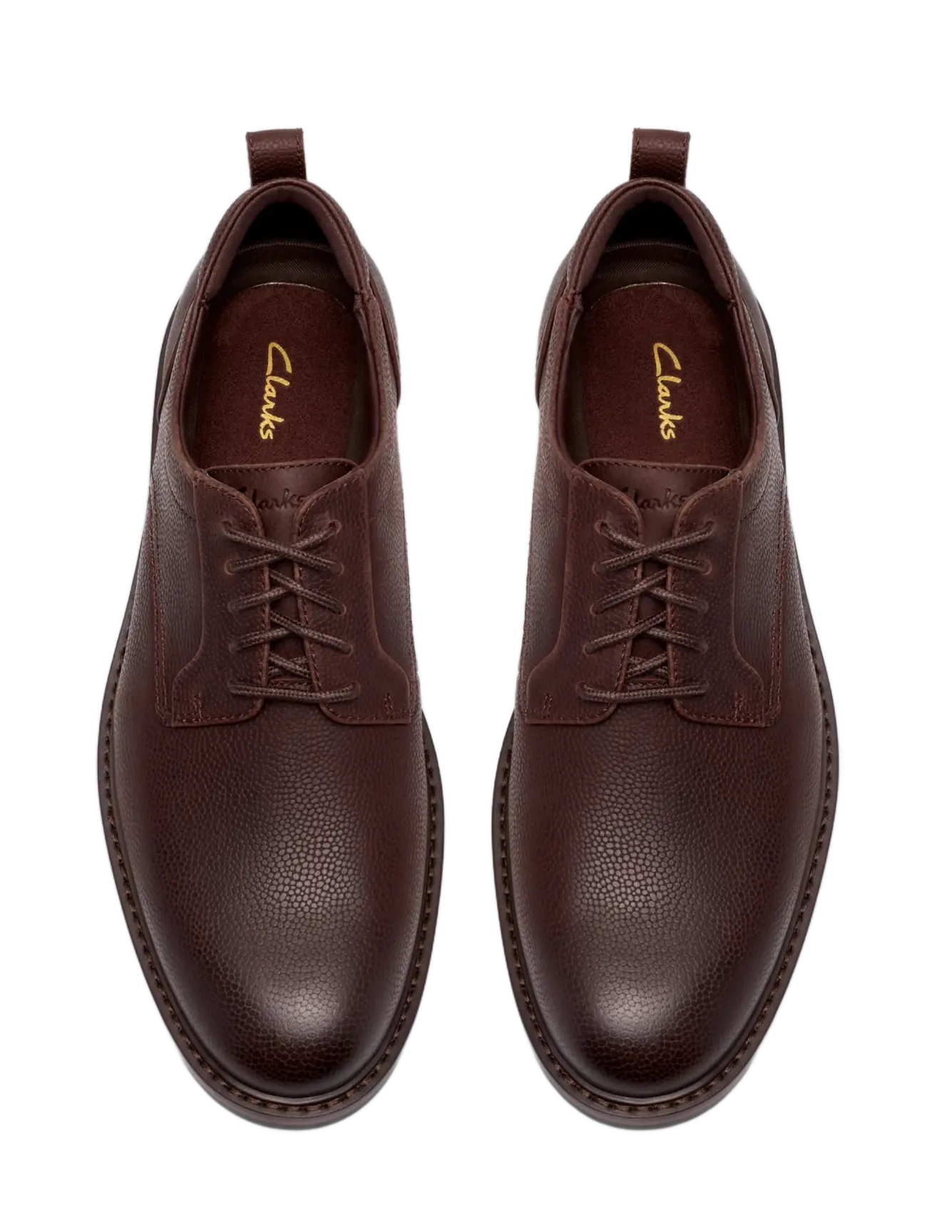 Clarks - Aldwin2 Derby G - derbyskor - brown leather - 5