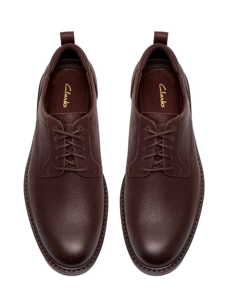 Clarks - Aldwin2 Derby G - derbyskor - brown leather - 5