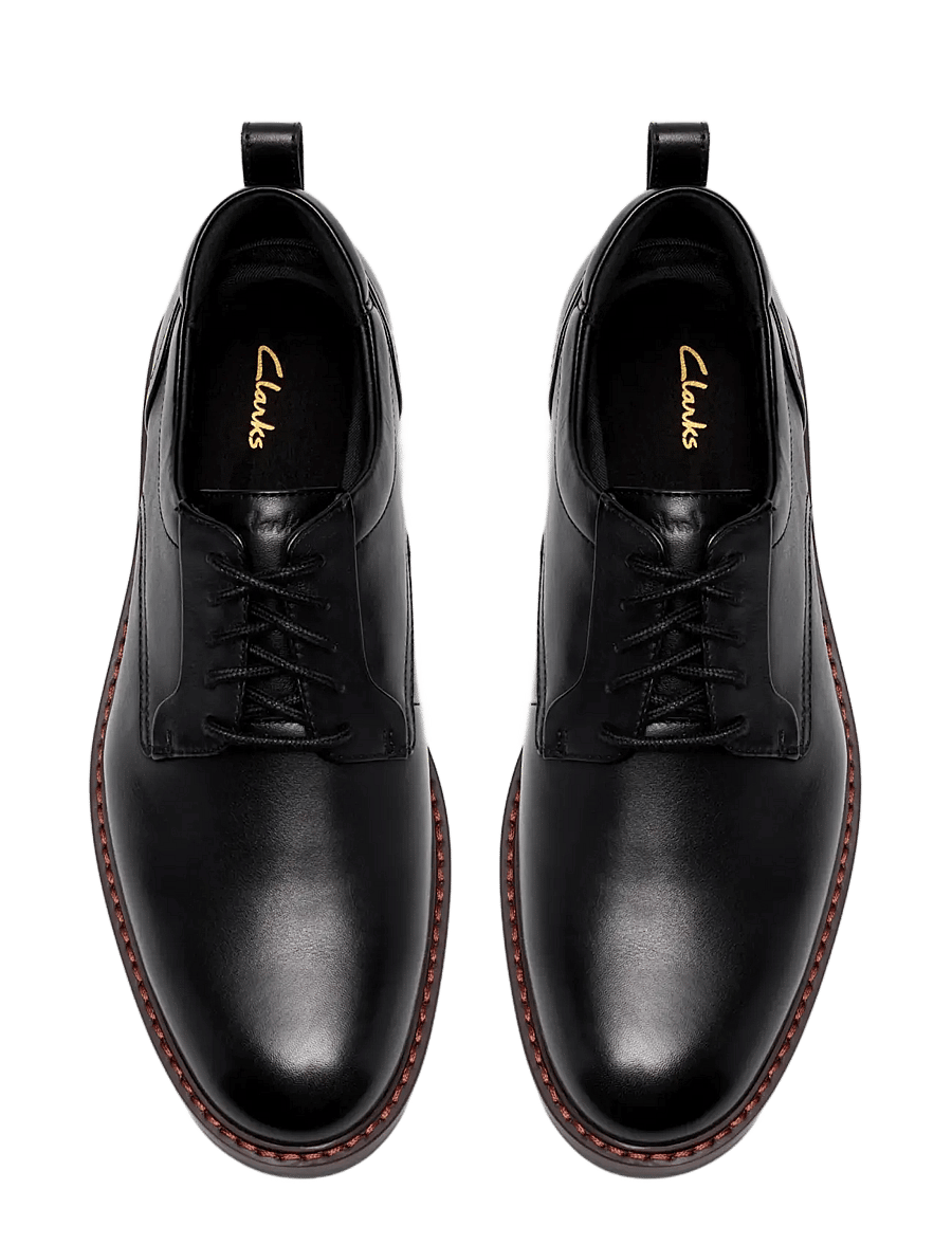 Clarks - Aldwin2 Derby G - derby-schuhe - black leather - 5