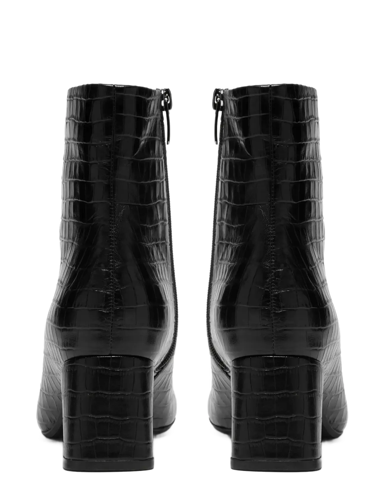 Clarks - Fernie Zip D - støvletter - black croc - 1