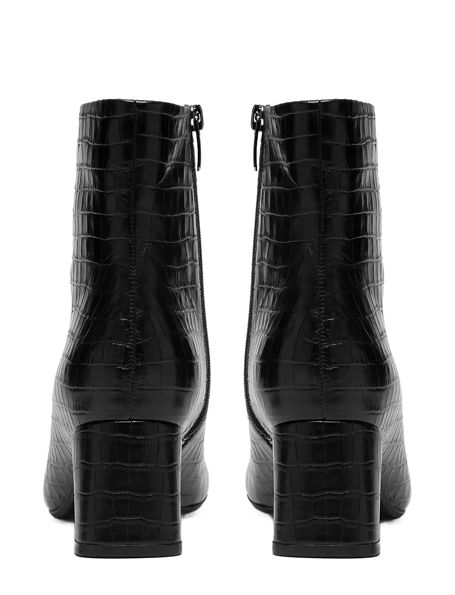 Clarks - Fernie Zip D - støvletter - black croc - 1