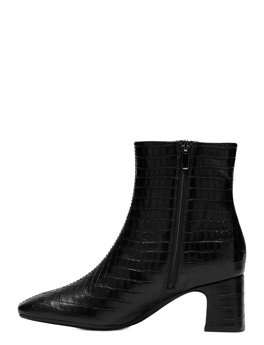 Clarks - Fernie Zip D - støvletter - black croc - 3