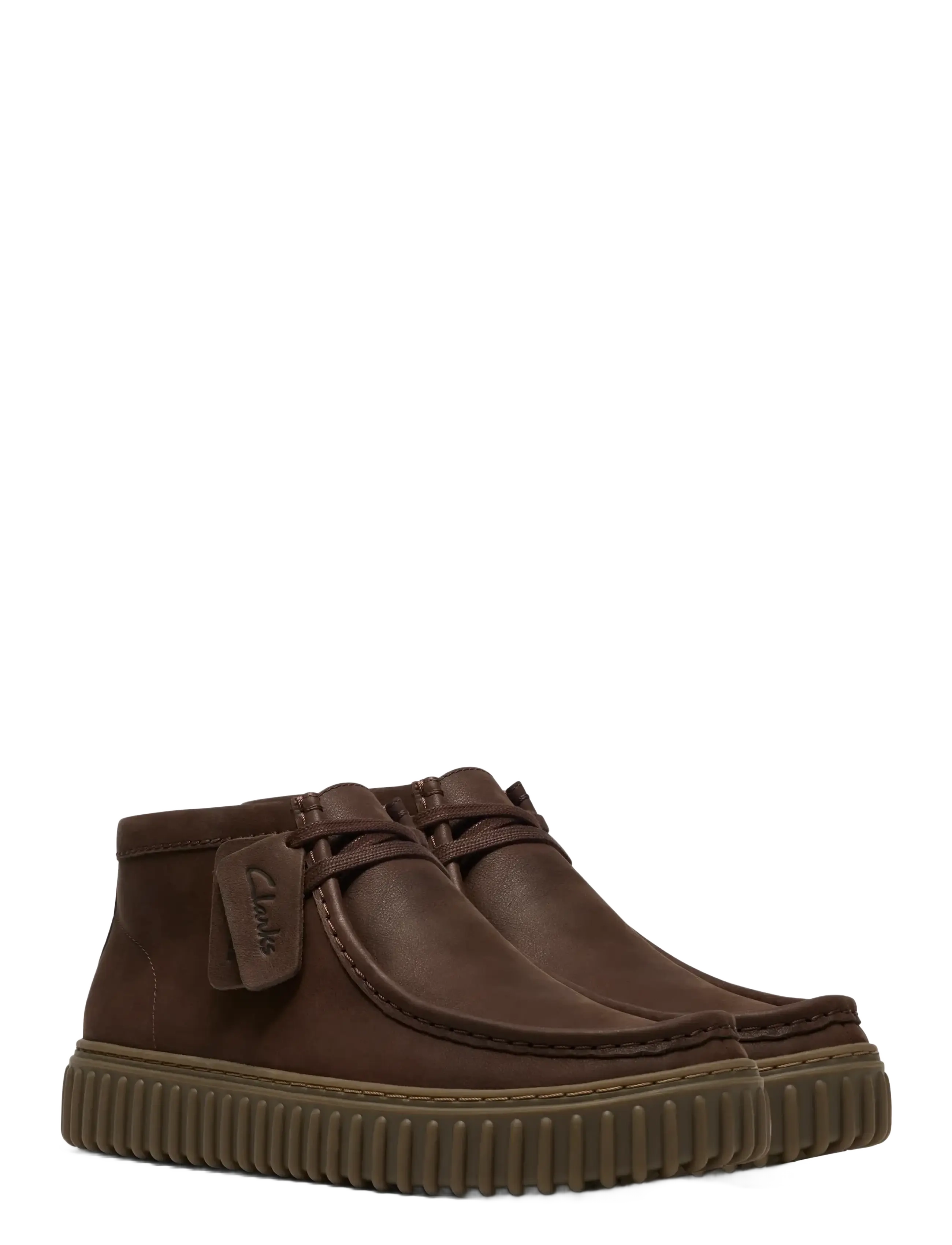Clarks - Torhill Hi G - chukka-saapad - dark brown lea - 5