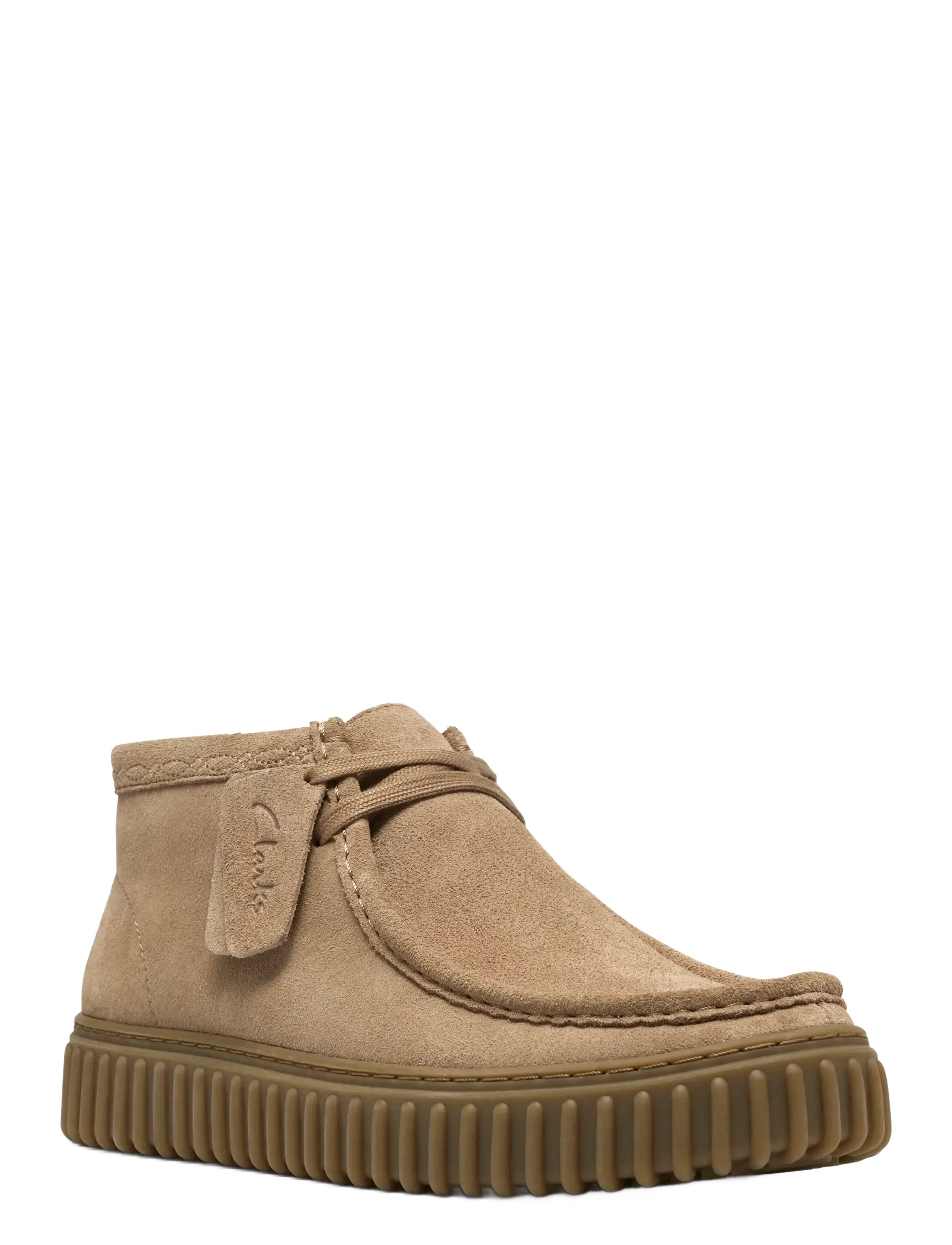 Clarks - Torhill Hi G - chukka-saapad - stone suede - 1