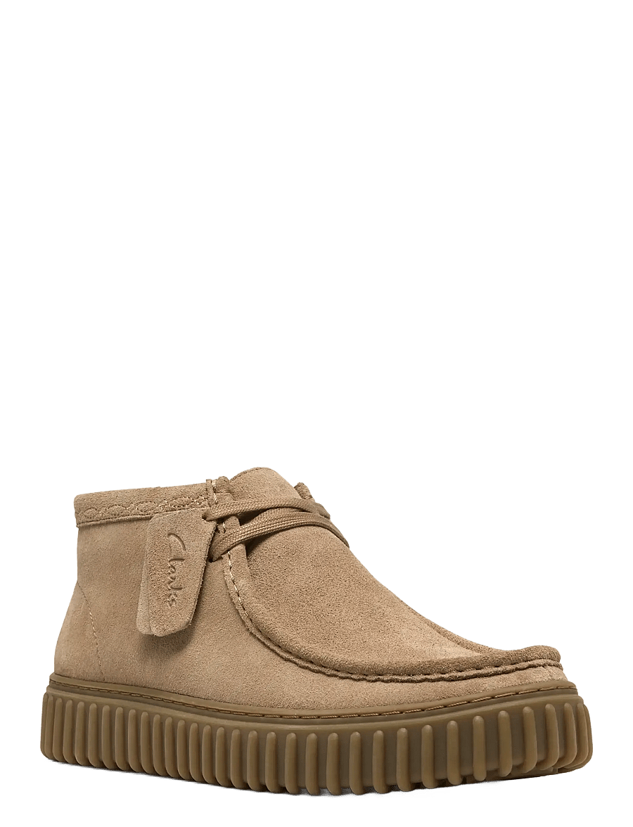 Clarks - Torhill Hi G - chukka-saapad - stone suede - 1