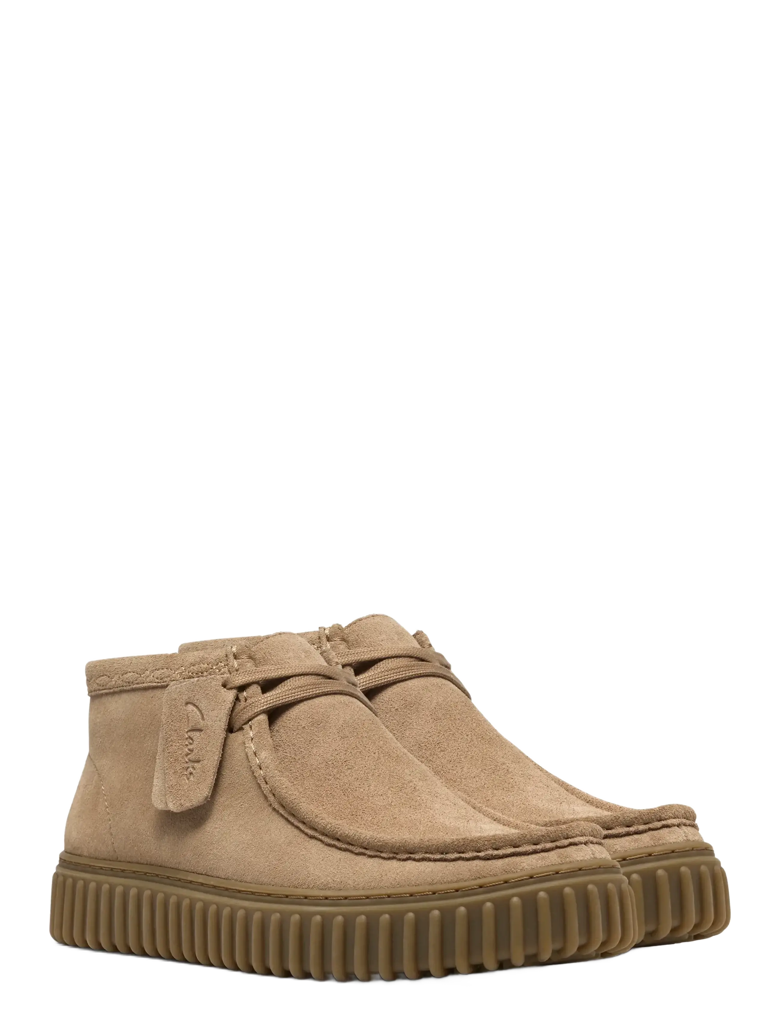 Clarks - Torhill Hi G - chukka-saapad - stone suede - 4