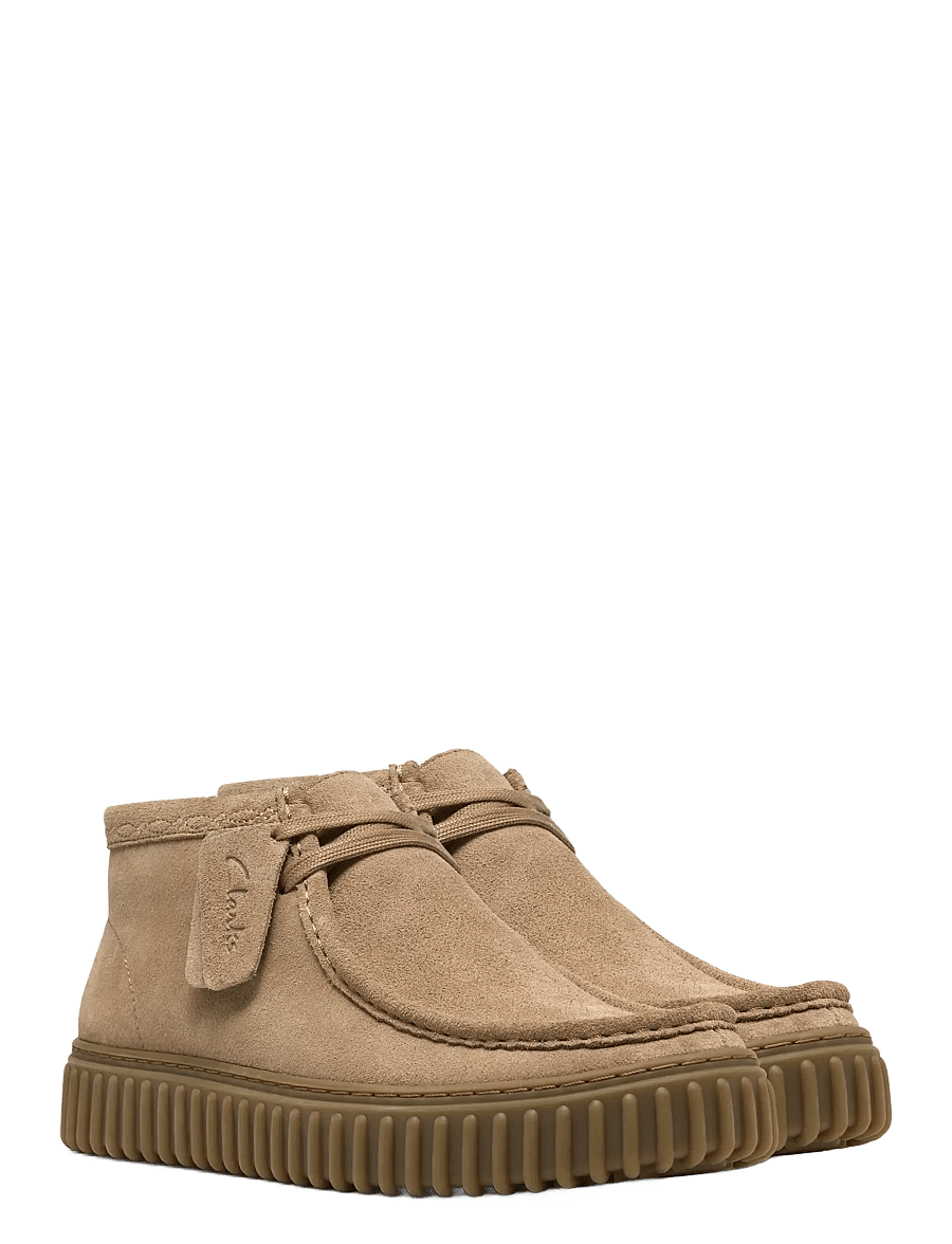 Clarks - Torhill Hi G - chukka-saapad - stone suede - 4