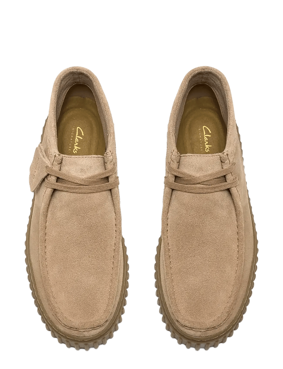 Clarks - Torhill Hi G - chukka-saapad - stone suede - 5