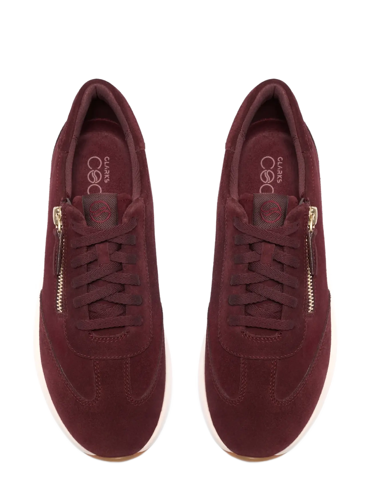 Clarks - Code R Run D - niedrige sneaker - burgundy suede - 1