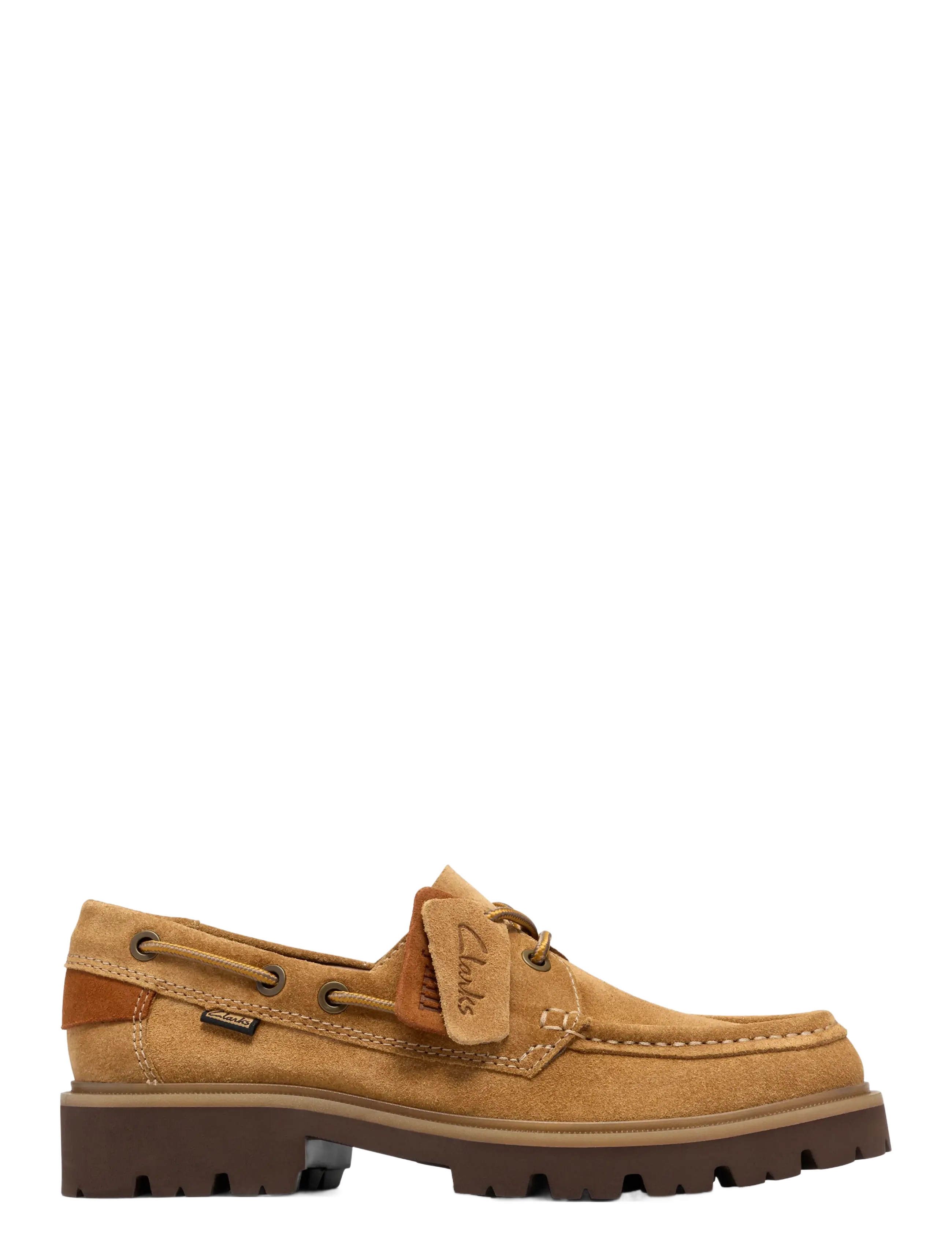 Clarks Cleyhill Boat G - New arrivals - WHEAT SUEDE / brown
